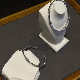 Gucci Узкий браслет с двойной цепочкой Gucci в стиле ретро Двой