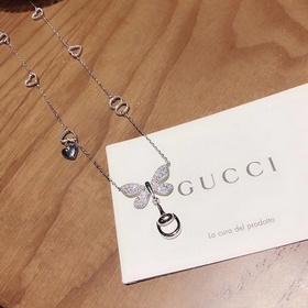 GUCCI Новое колье с бабочкой. Оригинальный высококачественный акс