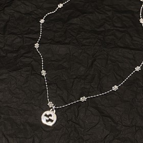 Gucci Interlocking Snowflake Double G Necklace Размер： 45 см