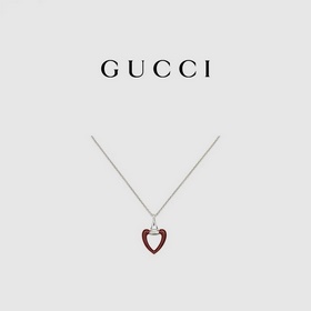 GUCCI Gucci Heart серия кулон-колье [Анкора красный]