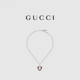 GUCCI Gucci Heart серия кулон-колье [Анкора красный]