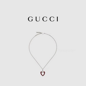 GUCCI Gucci Heart серия кулон-колье [Анкора красный]