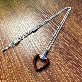 GUCCI Gucci Heart серия кулон-колье [Анкора красный]