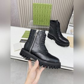 Ультрамодные ботинки Gucci 2025 в стиле «Мартинс» с логотипом GG