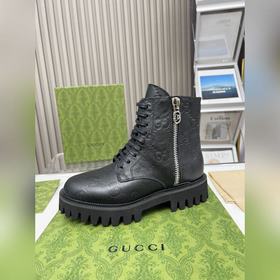 Ультрамодные ботинки Gucci 2025 в стиле «Мартинс» с логотипом GG