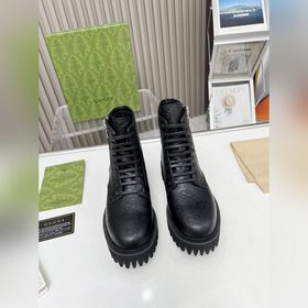 Ультрамодные ботинки Gucci 2025 в стиле «Мартинс» с логотипом GG