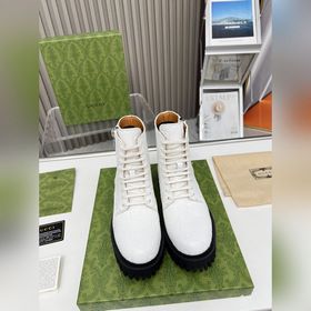 Ультрамодные ботинки Gucci 2025 в стиле «Мартин» с логотипом GG п