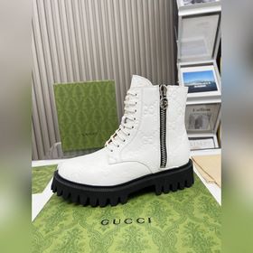 Ультрамодные ботинки Gucci 2025 в стиле «Мартин» с логотипом GG п