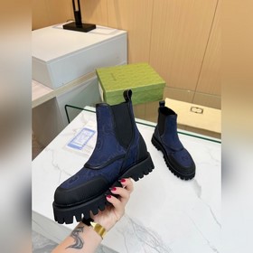 Ботинки Gucci из парусины 2025, точная копия оригинала. Подходят 