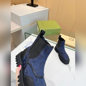 Ботинки Gucci из парусины 2025, точная копия оригинала. Подходят 