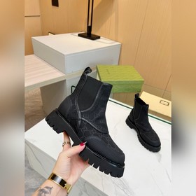 Ботинки Gucci из парусины 2025, точная копия оригинала. Подходят 