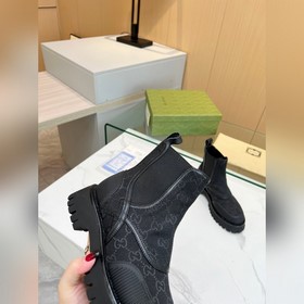 Ботинки Gucci из парусины 2025, точная копия оригинала. Подходят 