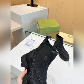 Ботинки Gucci из парусины 2025, точная копия оригинала. Подходят 