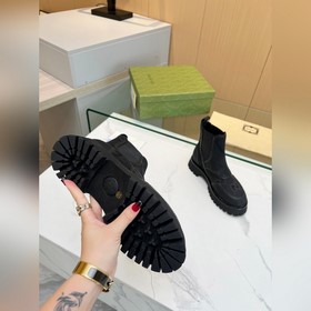 Ботинки Gucci из парусины 2025, точная копия оригинала. Подходят 