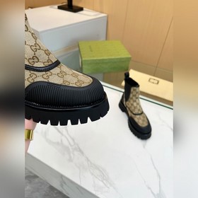 Ботинки Gucci из парусины 2025, точная копия оригинала. Подходят 