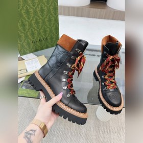 Женская обувь Женская одежда Осень-зима GUCCI 8-дюймовые ботильон