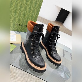 Женская обувь Женская одежда Осень-зима GUCCI 8-дюймовые ботильон