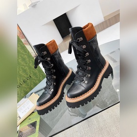 Женская обувь Женская одежда Осень-зима GUCCI 8-дюймовые ботильон