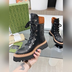 Женская обувь Женская одежда Осень-зима GUCCI 8-дюймовые ботильон