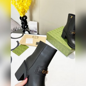 Новая версия GUCCI, популярные 6-дюймовые ботильоны, легко сочета
