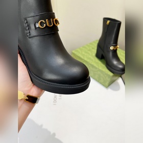 Новая версия GUCCI, популярные 6-дюймовые ботильоны, легко сочета