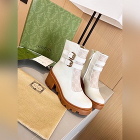 Новая версия GUCCI, популярные ботильоны, легко сочетаются с любо