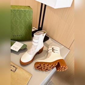 Новая версия GUCCI, популярные ботильоны, легко сочетаются с любо