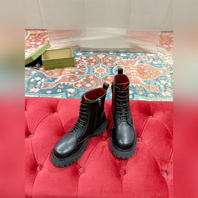 Новейшие ботинки GUCCI с боковой застежкой-молнией и полоскамиз т