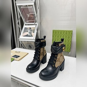 Осенне-зимние ботинки GUCCI с двойным G на щиколотке, оригинальна