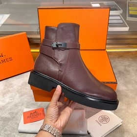 Hermes, высококачественная роскошная обувь, мужские высокие кеды,