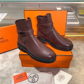 Hermes, высококачественная роскошная обувь, мужские высокие кеды,