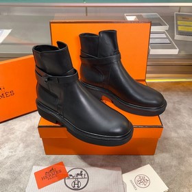 Hermes, высококачественная роскошная обувь, мужские высокие кеды,