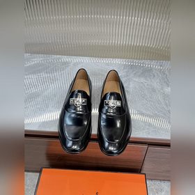 Hermes мужские туфли, верх из импортной кожи с отверстиями/коровь
