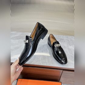 Hermes мужские туфли, верх из импортной кожи с отверстиями/коровь