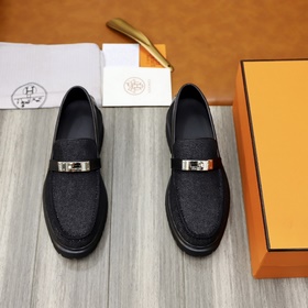 Кожаные туфли Hermes. Оригинальная резиновая подошва, легкая, мяг