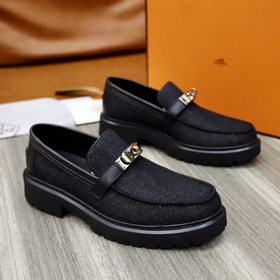 Кожаные туфли Hermes. Оригинальная резиновая подошва, легкая, мяг