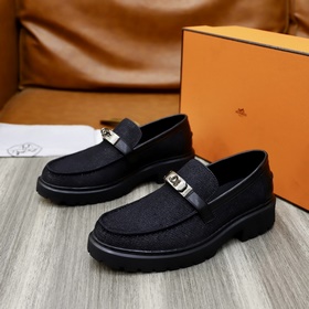 Кожаные туфли Hermes. Оригинальная резиновая подошва, легкая, мяг
