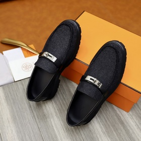 Кожаные туфли Hermes. Оригинальная резиновая подошва, легкая, мяг