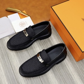 Кожаные туфли Hermes. Оригинальная резиновая подошва, легкая, мяг