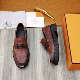 Кожаные туфли Hermes. Оригинальная легкая и удобная подошва из вс