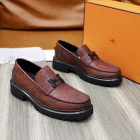 Кожаные туфли Hermes. Оригинальная легкая и удобная подошва из вс