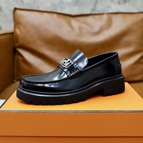 Кожаные туфли Hermes, оригинальная форма, резиновая подошва, легк