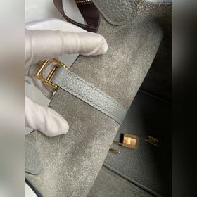 Корзина для продуктов Picotin... 18 см, импортная кожа TC, серый 