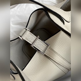 Корзина для продуктов Picotin... 18 см, импортная кожа TC, жемчуж
