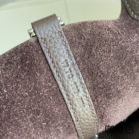 Picotin корзина для продуктов, кофейного цвета серебряной застежк