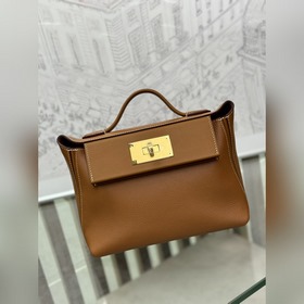 В наличии 2424mini 21 см evercolor, кожа swift, золотисто-коричне