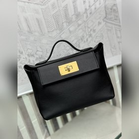 В наличии 2424mini 21 см evercolor, кожа swift, черный, ручная пр