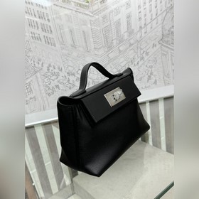 В наличии 2424mini 21 см evercolor, кожа swift, черный, ручная пр