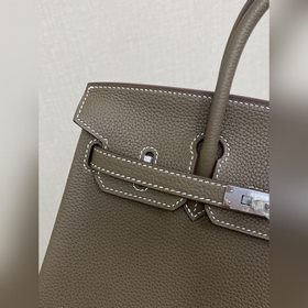 Birkin25 togo кожа, слоновая кость, ручная прошивка восковой нить