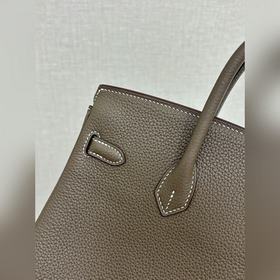 Birkin25 togo кожа, слоновая кость, ручная прошивка восковой нить